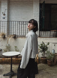 Leon cropped trench jacket
