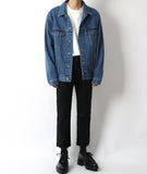 Oversize denim jacket Blue