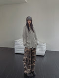 Space Damage Cable Knit