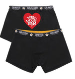 Back TYL Heart Men's Drawers