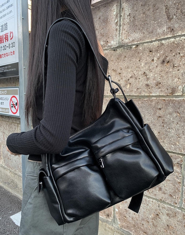 ショルダーバッグ【最終値下げ】MISTY SHOULDER BAG-handbag-black