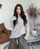 Runed Stripe Linen T-shirt