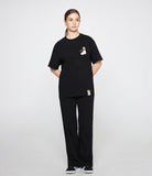 Socks Drawing Smile Logo Short Sleeve Tee