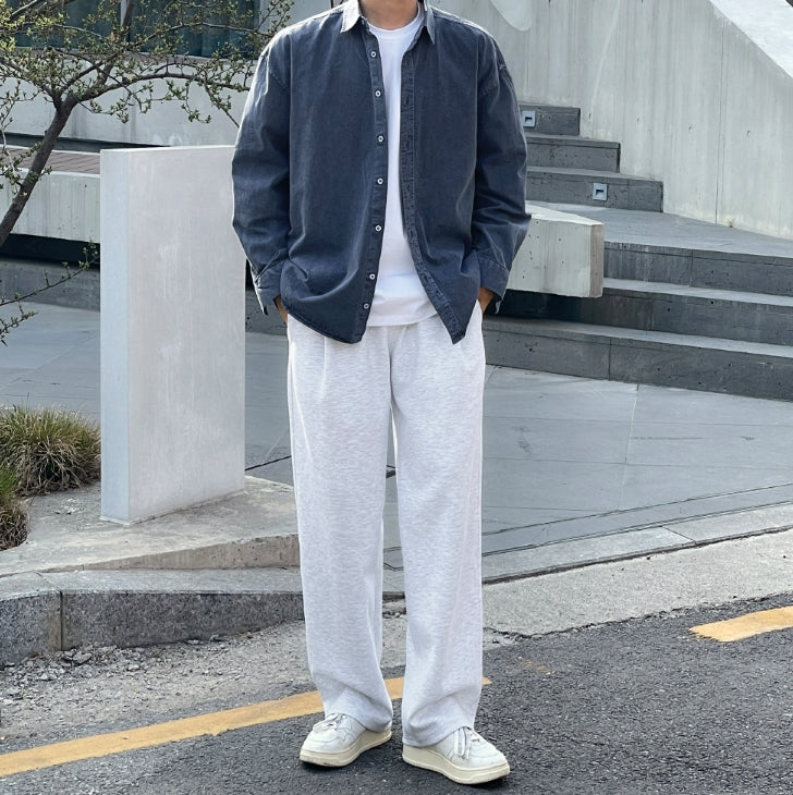 【MODERNIF】Genta Pigment Overfit Shirt modernif (モダンイフ) - ジェンタピグメントオーバーフィット