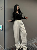 Bootcut wide banding pants