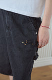 Animal Stitch Bermuda Denim Pants