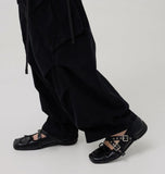 Bohem eyelet flat shoes