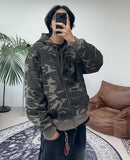 Hanoel Camo Hooded Zip-up