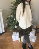 Seville Avant-fit round knit muffler set