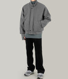 High-neck warmer jacket