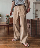 Mori Long Wide Damage Pants