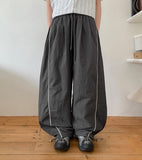 Bidang Track Nylon Banding Wide Pants