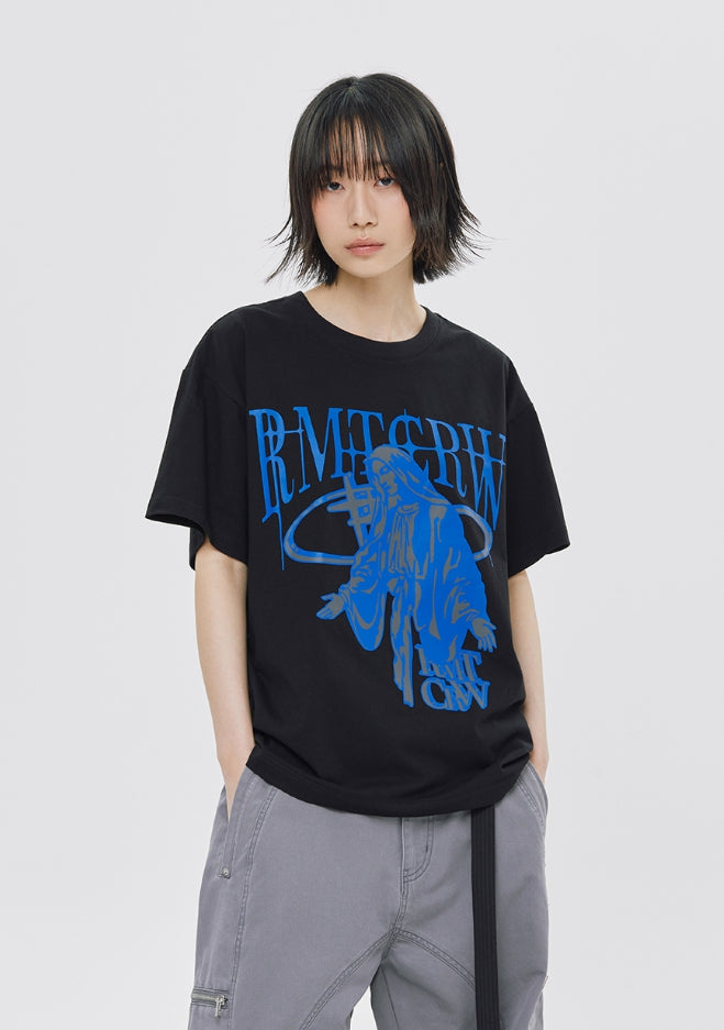 [ROMANTIC CROWN] ★韓国人気★THE BLESSED MARIA TEE SHIRT ROMANTIC CROWN (ロマンティック クラウン) - ザブレストマリアT