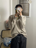Cream Beige & Lavender Olive Washable Knit