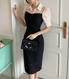 Noiren Color Scheme Collar One Piece