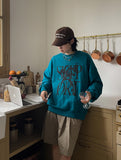 Deepline printed sweatshirt