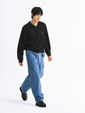 MESH V-NECK KNIT