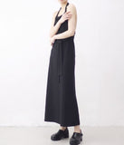 Coverly Halter Belt Bustier Span One Piece