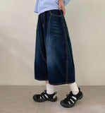 Inferred Summer Printing Denim Bermuda Pants