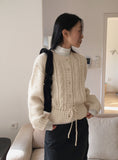 [Wool10] Tess Wool Warm Up Basic Inner Slim Turtleneck Long Sleeve T-Shirt