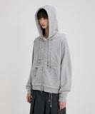 Layered Zip Hoodie