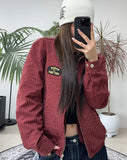 Raz Patch Nylon Check Jacket