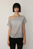 [SET] UNBALANCE TEE & SCARF