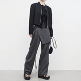 Turdin crop two-way jacket