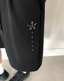 [UNISEX] Scent You Studded Pintuck Banding Bermuda Training Pants