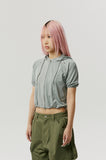 FLOWER EYELET HOOD JACKET