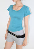 SUEDE DUAL RING BELT