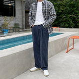 Entyl overfit check shirt