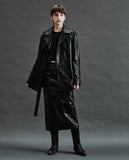 Lambskin Short Trench Jacket