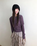 Beltic Dot Ribbon Off-Shoulder T-Shirt