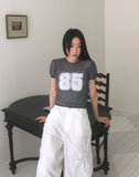 Nosen Lace Puff Short Sleeve T-Shirt