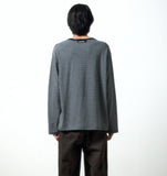 POCKET STRIPE LONG SLEEVE T SHIRT