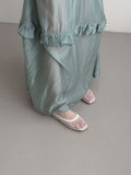 1204 Mesh See-through Summer Flat Shoes (1cm)