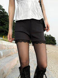 Lace Trimming Shorts