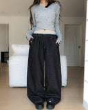 Onu Sagging Banding Layered Denim Pants