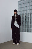 wool terry bookle tweed jacket