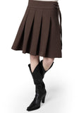 Loop ring midi skirt