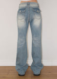 BACK POCKET BOOTCUT DENIM