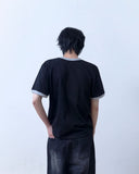 Grace Crop Ringer Tee