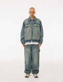 Double Knee Carpenter Washing Denim Pants