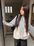 Fran Curved Two-Way Hood Windbreaker