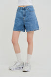 [U-DENIM] Summer A-line Half Denim Pants
