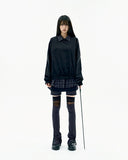 Layered Mesh Nylon Sweatshirts
