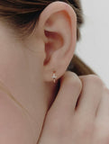 Truly Essence 14K Cross Pave Earrings