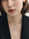Essence Lab Diamond 14K 1 Carat Fancy Princess Necklace