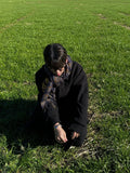 Urban oversize long balmacan coat